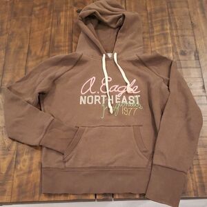 Brown American Eagle Hoodie